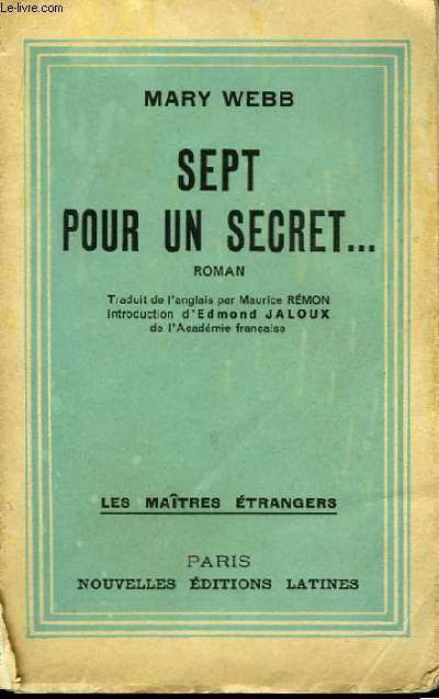 Sept pour un secret ... (Seven for a secret...)