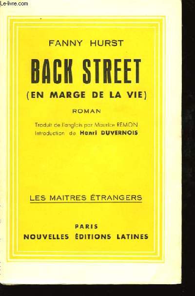 Back Street (en marge de la vie).