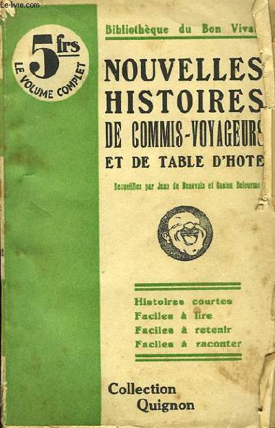 Nouvelles Histoires de Commis-Voyageurs et de Table d'Hte