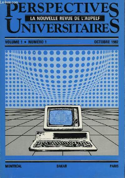 Perspectives Universitaires n1, Vol. 1