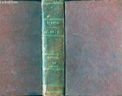 Oeuvres Compltes de Buffon. TOMES 18, 19 et 20 en un volume.