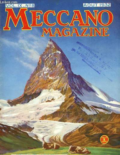 Meccano Magazine. Vol. IX, n8 : Formation des montagnes.