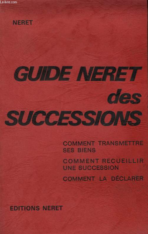 Guide Nret des Successions.