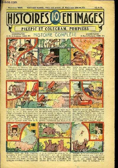 Histoires en Images n1552 : Pikpic et Colgram, pompiers.