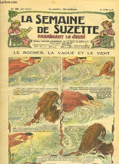 La Semaine de Suzette n28 : Le Rocher, la Vague et le Vent.