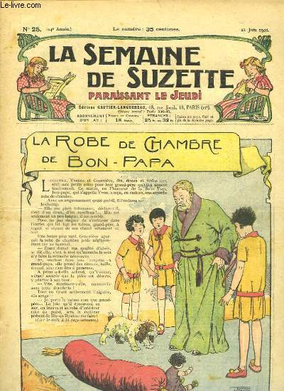 La Semaine de Suzette n25 : La robe de chambre de Bon-Papa