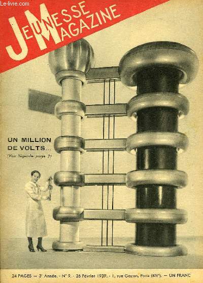Jeunesse Magazine n9, 3me anne : Un million de volts.