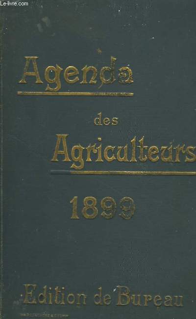 Agenda des Agriculteurs 1899