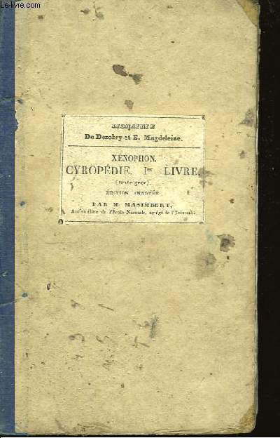 Cyropdie. Livre I