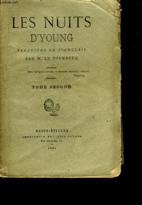 Les Nuits d'Young. TOME 2nde.