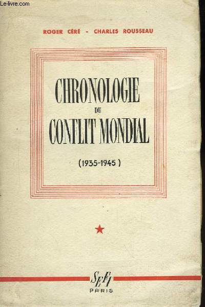 Chronologie du Conflit Mondial (1935 - 1945)