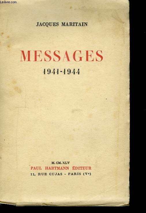 Messages 1941 - 1944
