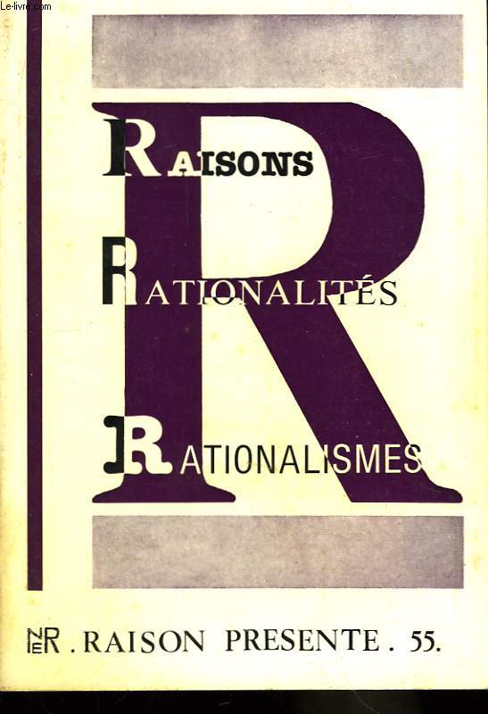 Raisons, Rationalits, Rationalisme n55