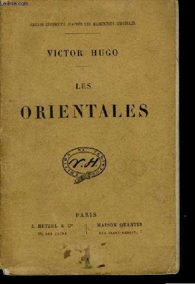 Les Orientales.