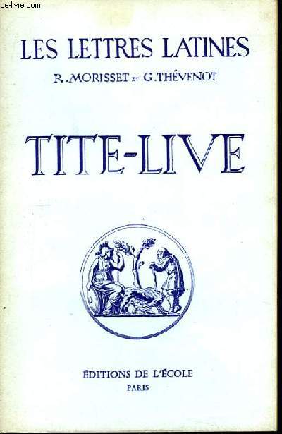 Les lettres latines. Tite-Live.