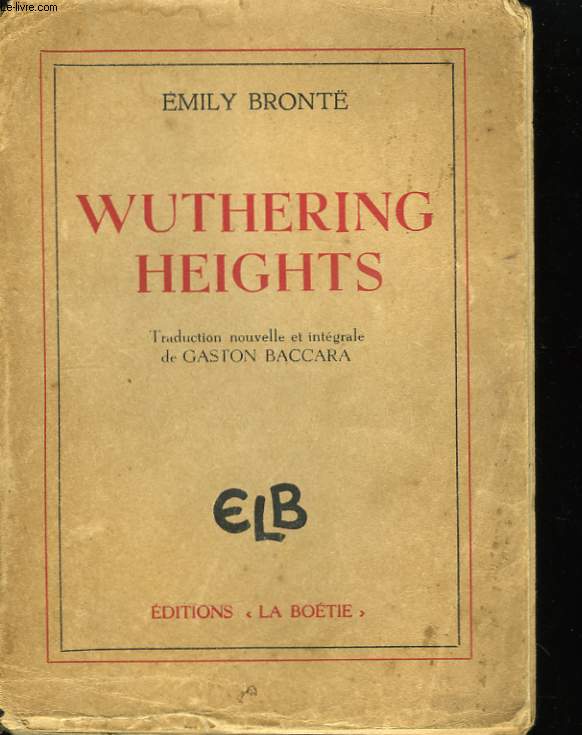 Wuthering Heights.