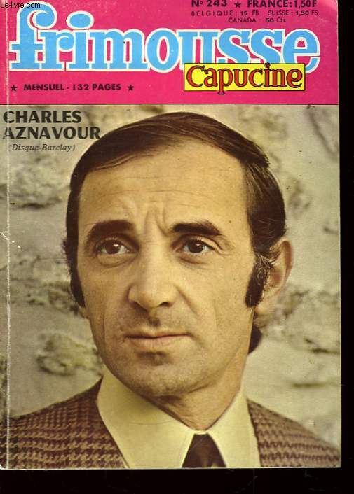 Frimousse n243 : Charles Aznavour.