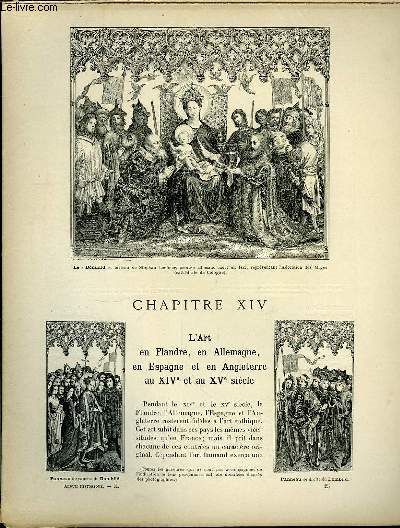 Album Historique. Chapitre XIV : L'Art en Flandre, en Allemagne, en Espagne et en Angleterre, au XIVme et au XVme sicle.