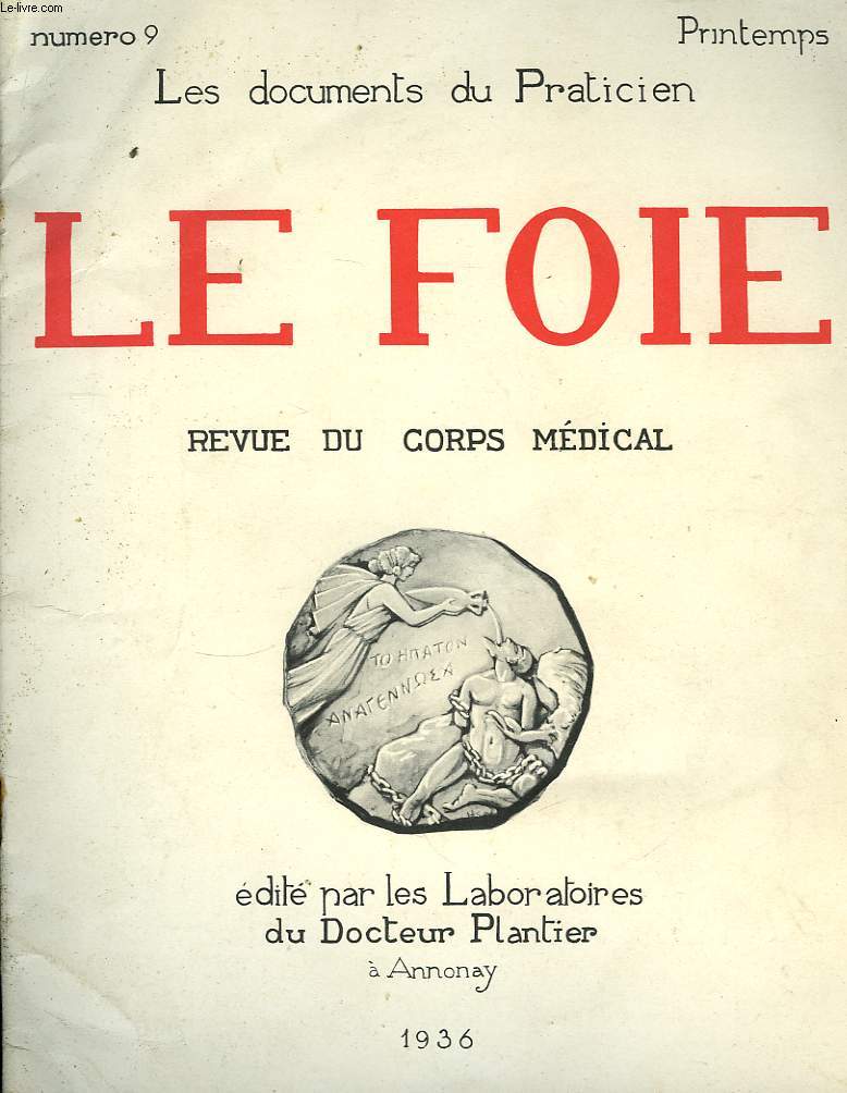 Les Documents du Praticien N9 : Le Foie.