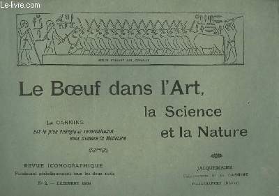 Le Boeuf dans l'Art, la Science et la Nature N2 : Le Boeuf Apis.