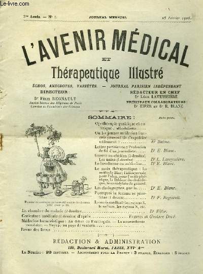L'Avenir Mdical et Thrapeutique illustr. N2, 3me anne.