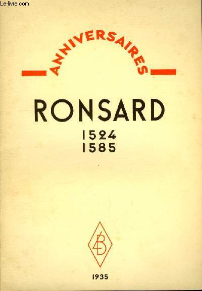 Ronsard 1524 - 1858