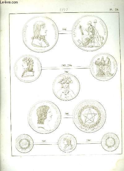 Histoire Numismatique de la Rvolution Franaise. Planche N79 : 1797