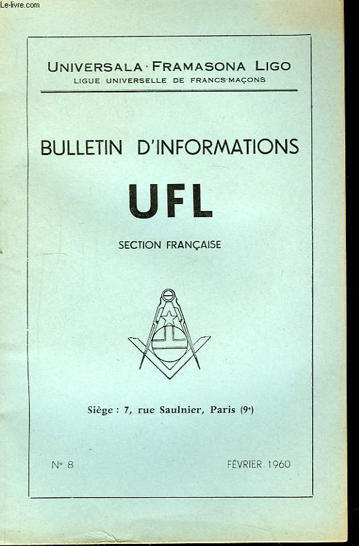Bulletin d'Informations UFL, N8