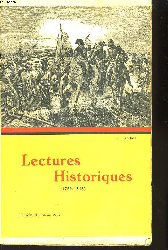 Lectures historiques (1789 - 1848)