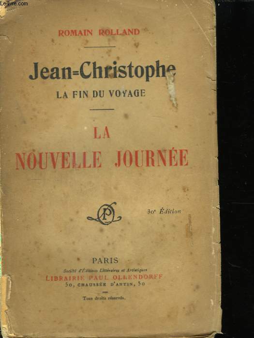 Jean-Christophe, la fin du voyage.