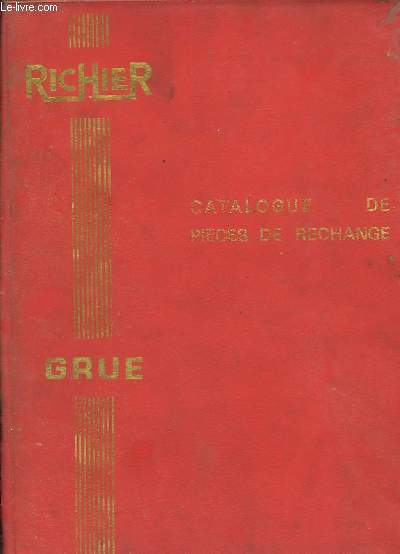 Catalogue de Pices de Rechange.
