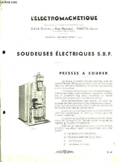 Soudeuses Electriques S.B.F.