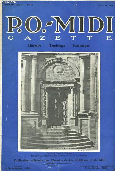 P.O.-Midi Gazette N213, 2me anne.
