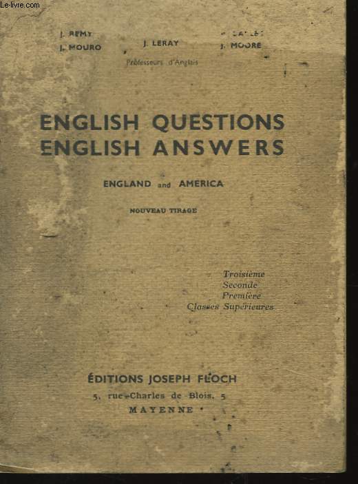 English Questions - English Answers.