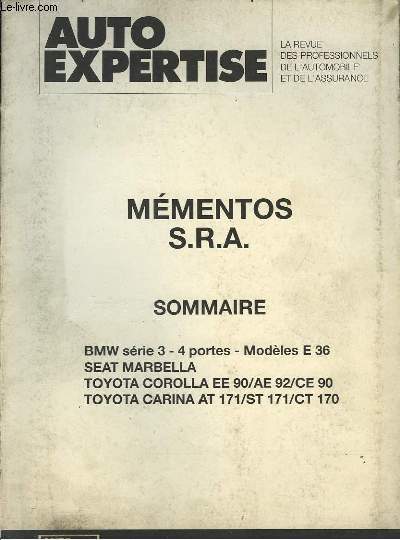 Auto-Expertise n159. Mmentos S.R.A.