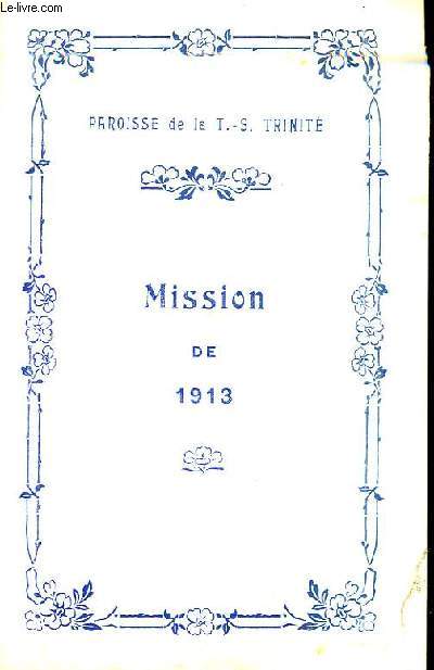 Mission de 1913