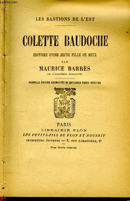 Colette Baudoche.