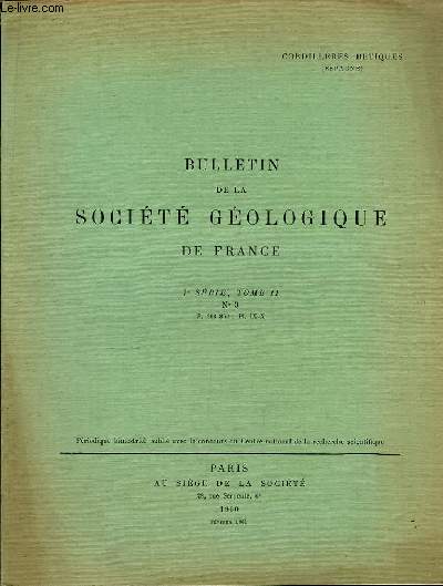 Bulletin de la Socit Gologique de France. N3 - TOME II