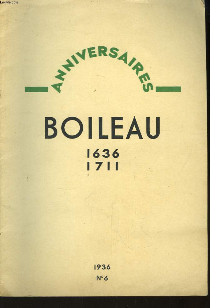 Boileau 1636 - 1711
