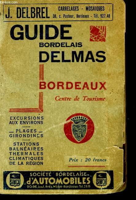 Guide Bordelais Delmas.