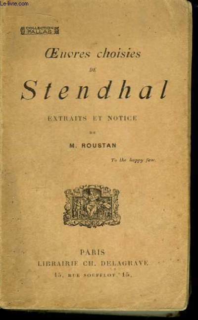 Oeuvres Choisies de Stendhal