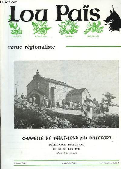 Lou Pas, n260 : Chapelle de Saint-Loup prs Villefort