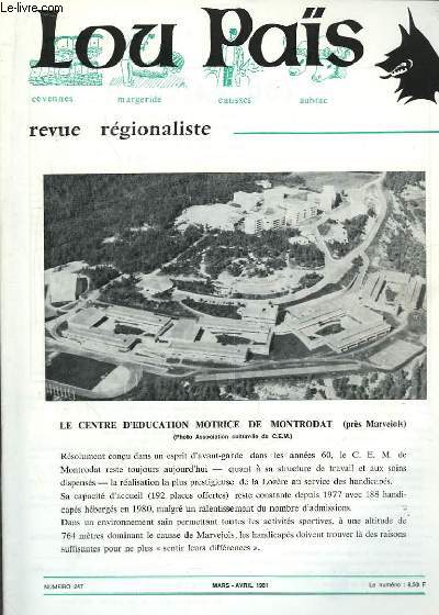 Lou Pas, n247 : Le centre d'Education Motrice de Montrodat (prs Marvejols)