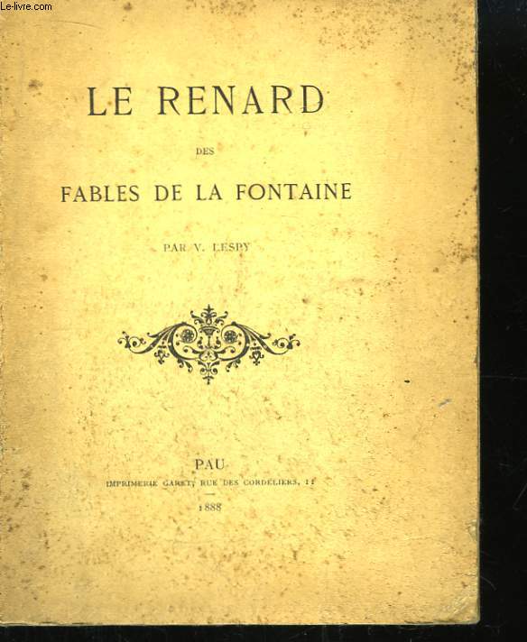 Le Renard des Fables de La Fontaine.