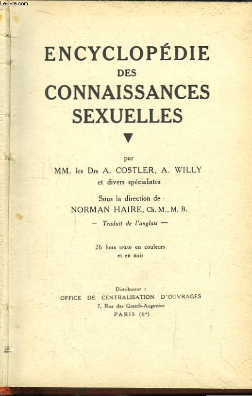 Encyclopdie des connaissances sexuelles.