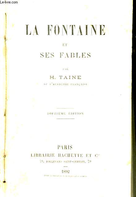 La Fontaine et ses Fables.
