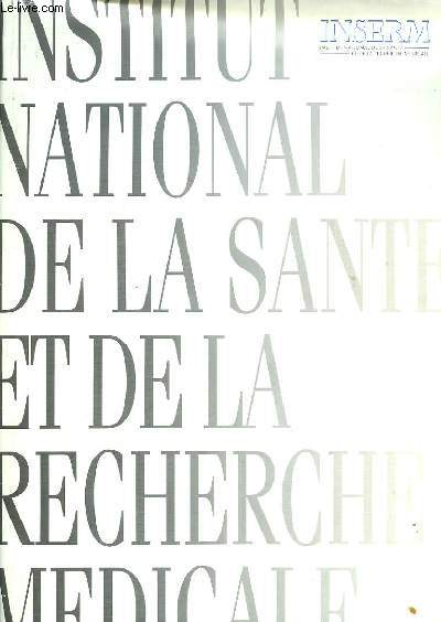 Plaquette de Prsentation de l'Institut National de la Sant et de la Recherche Mdicale