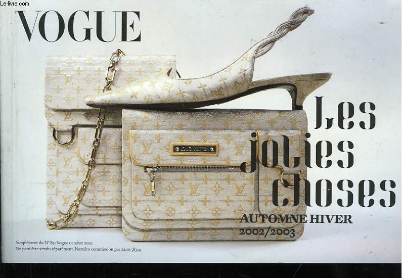 Les Jolies Choses. Catalogue Automne-Hiver 2002 / 2003