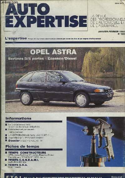 Auto Expertise N159 : Opel Astra, Berlines 3/5 Portes