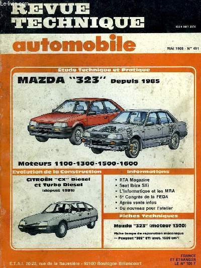 Revue Technique Automobile N491 : Mazda 